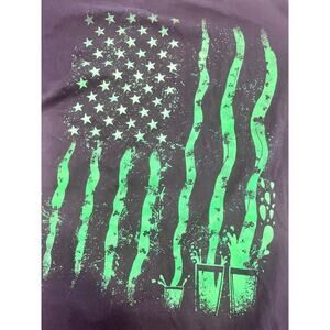 Mens Grunt Style T-shirt Small Green EUC